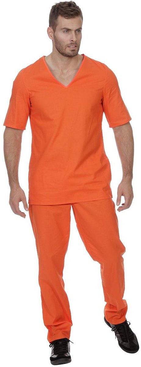Boef Kostuum | Guantanamo Bay Gevangene | Man | Maat 60 | Carnaval kostuum | Verkleedkleding